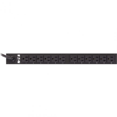 Eaton ePDU Basic 12-Outlets 1.44kW PDUBasicNEMA 5-15P12 x NEMA 5-15R120 V AC1440 W1UHorizontalRack-mountable EPBZ86