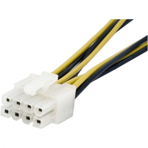 Startech .com 6in 4 Pin to 8 Pin EPS Power Adapter with LP4F/M12V DC6 EPS48ADAP