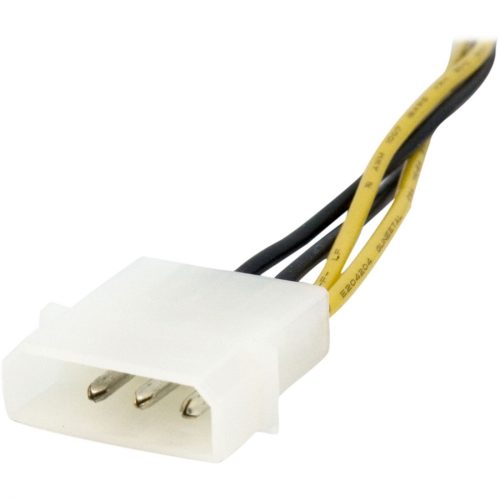 Startech .com 6in 4 Pin to 8 Pin EPS Power Adapter with LP4F/M12V DC6 EPS48ADAP