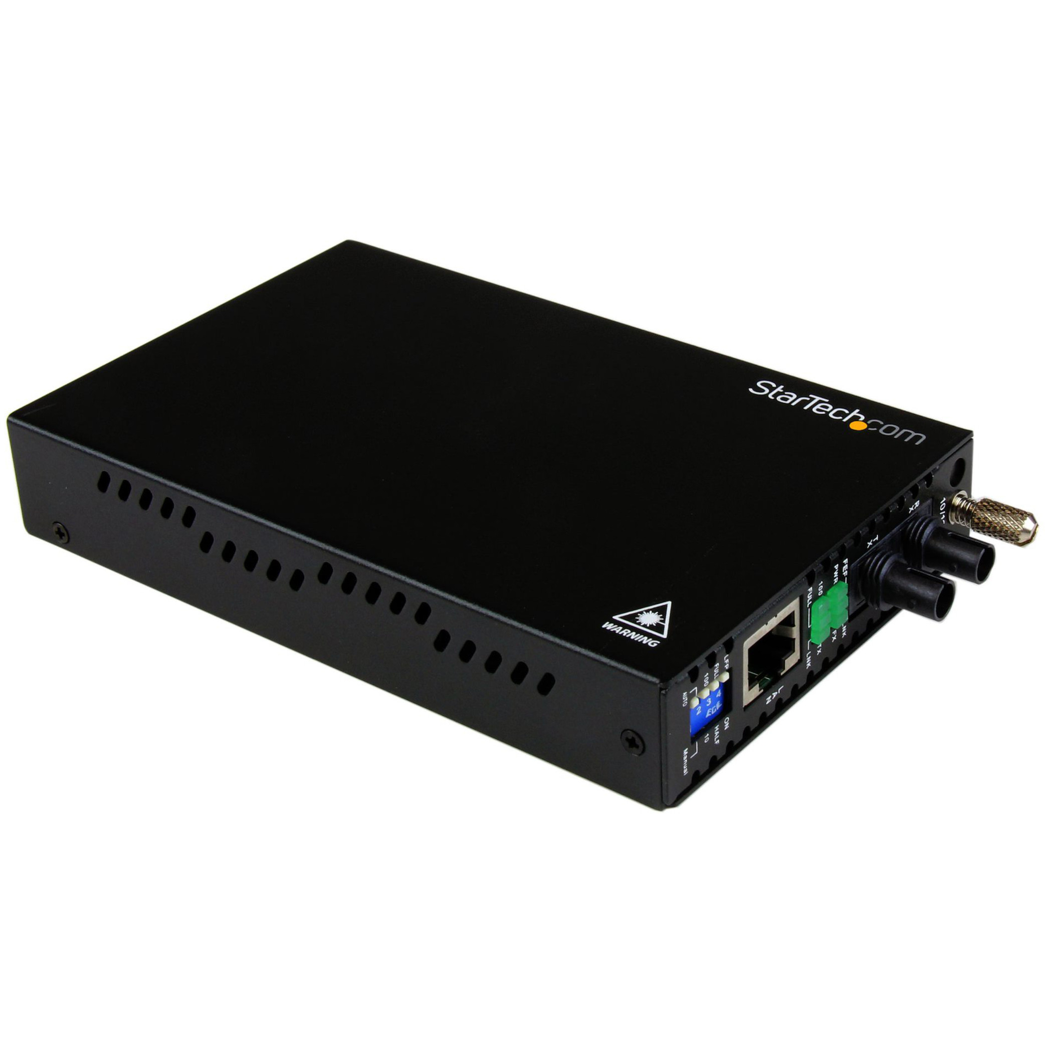 Startech .com 10/100 Mbps Multi Mode Fiber Media Converter ST 2 kmConvert and extend a 10/100 Mbps Ethernet connection up to 1.2 miles/2km… ET90110ST2