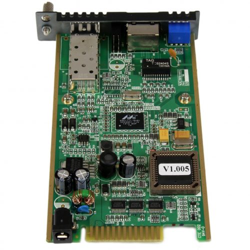 Startech .com Gigabit Ethernet Fiber Media Converter Card Module with Open SFP SlotConvert a Gigabit Ethernet connection over fiber using… ET91000SFP2C