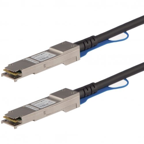 Startech .com .com 0.5m QSFP+ to QSFP+ Direct Attach Cable for Juniper EX-QSFP-40GE-DAC-50CM40GbEQSFP+ Copper DAC 40 Gbps10… EXQSFP4050CM