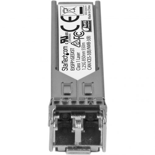 Startech .com Juniper EX-SFP-1GE-SX Compatible SFP Module1000BASE-SX1GE SFP 1GbE Multimode Fiber MMF Optic Transceiver 550m DDMJuni… EXSFP1GESXST