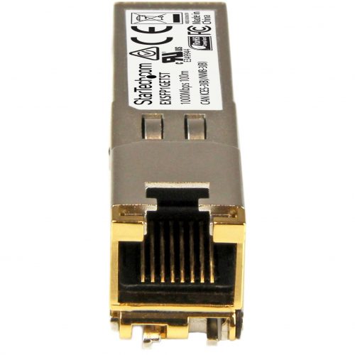 Startech .com Juniper EX-SFP-1GE-T Compatible SFP Module1000BASE-T1GE Gigabit Ethernet SFP to RJ45 Cat6/Cat5e Transceiver100mJuni… EXSFP1GETST
