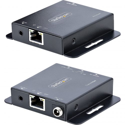 Startech .com HDMI Extender over CAT6/CAT5, 4K 30Hz/130ft PoC HDMI over Ethernet Extender, HDMI Transmitter and Receiver kit, IR Ext… EXTEND-HDMI-4K40C6P1