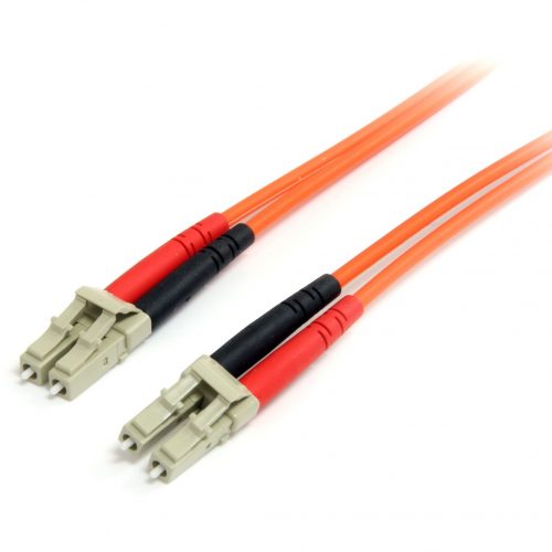 Startech .com 1m Fiber Optic CableMultimode Duplex 62.5/125LSZHLC/LCOM1LC to LC Fiber Patch CableConnect fiber network devices… FIBLCLC1