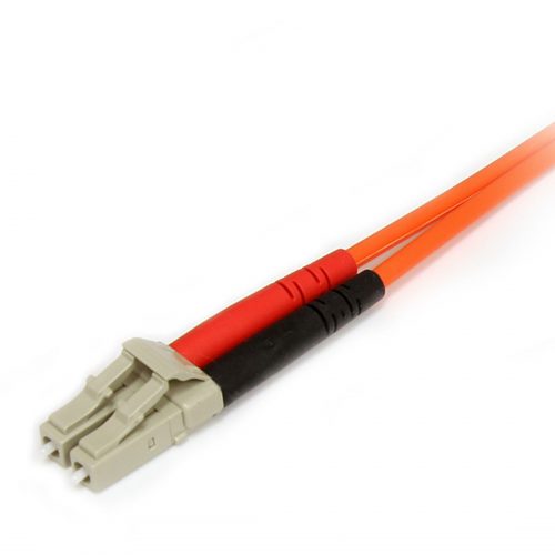 Startech .com 2m Fiber Optic CableMultimode Duplex 62.5/125LSZHLC/SCOM1LC to SC Fiber Patch CableConnect fiber network devices… FIBLCSC2