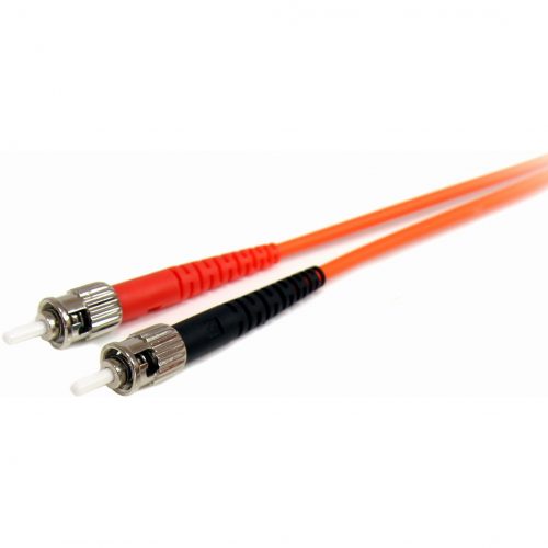 Startech .com 1m Fiber Optic CableMultimode Duplex 62.5/125LSZHLC/STOM1LC to ST Fiber Patch CableConnect fiber network devices… FIBLCST1