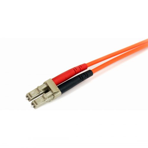 Startech .com 1m Fiber Optic CableMultimode Duplex 62.5/125LSZHLC/STOM1LC to ST Fiber Patch CableConnect fiber network devices… FIBLCST1