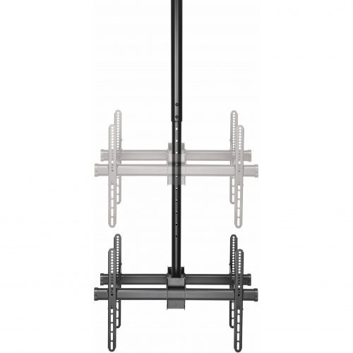 Startech .com Dual TV Ceiling MountBack-to-Back Hanging Dual Screen VESA Pole Mount for 32″-75″ TVsHeight Adjustable Telescopic PoleAd… FPCEILBTB