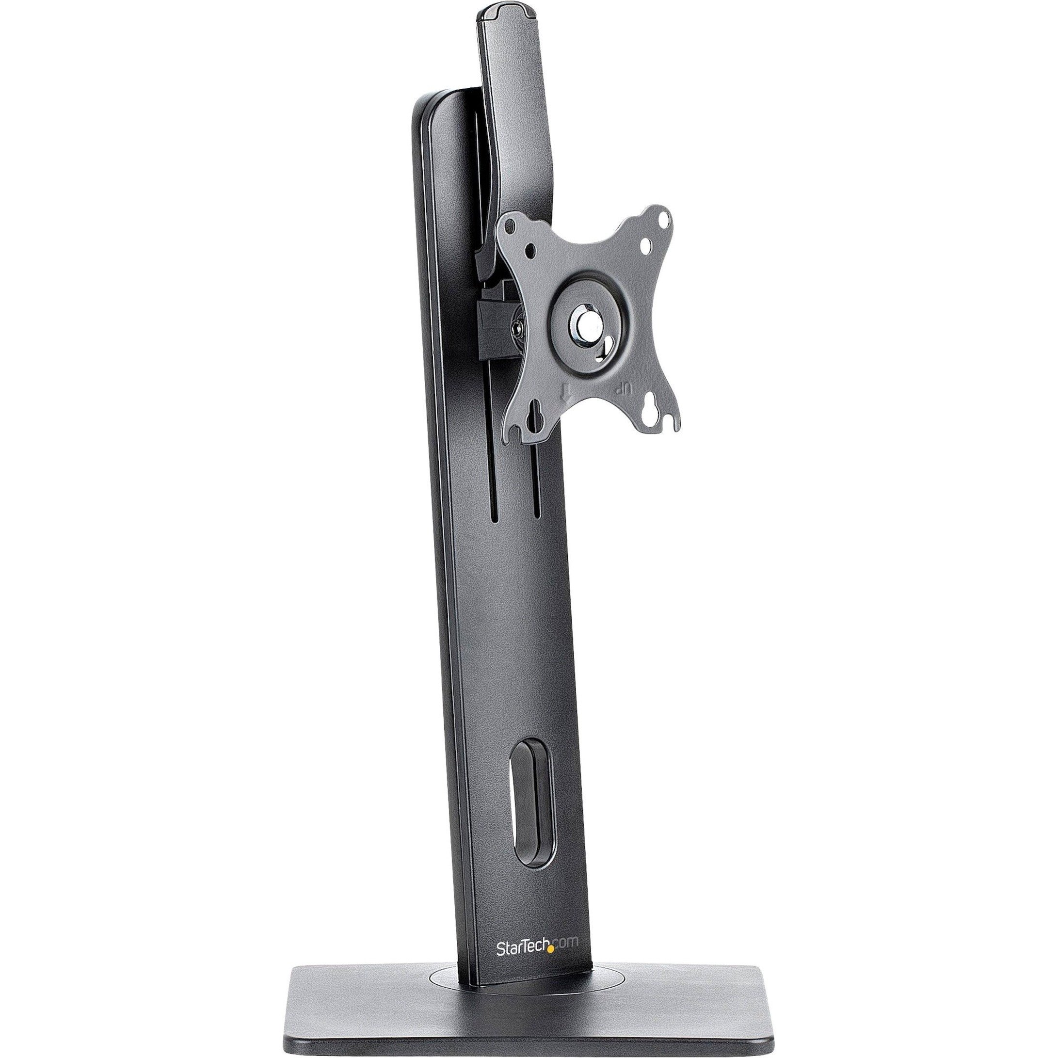 Startech .com Free Standing Single Monitor Mount, Height Adjustable Ergonomic Monitor Desk Stand, For VESA Mount Displays up to 32″ (15lb)F… FPPNEUSTND