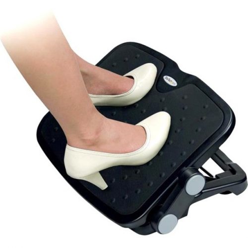 Startech .com Adjustable Under Desk Foot RestErgonomic FootrestLarge 18x14inOffice Footrest Stool w/ Adjustable Height, AngleCreate a… FTRST1