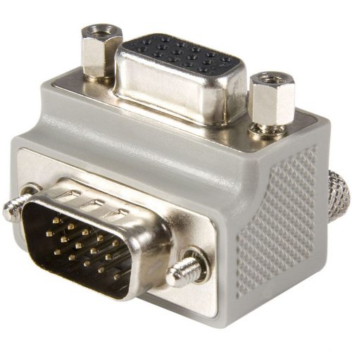 Startech .com .com VGA adapter cableType 1right angle VGA (m)VGA (f)1 x HD-15 Male VGA1 x HD-15 Female VGAGray GC1515MFRA1