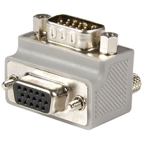 Startech .com .com VGA adapter cableType 2right angle VGA (m)VGA (f)1 x HD-15 Male VGA1 x HD-15 Female VGAGray GC1515MFRA2