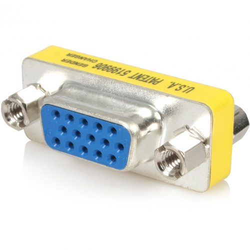 Startech .com .com SlimlineDisplay gender changerVGAHD-15 (F)HD-15 (F)This Slimline Gender Changer (HDDB15F to HDDB15F) co… GC15HSF