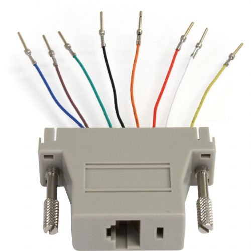 Startech .com DB25 to RJ45 Modular AdapterM/F1 x DB-25 Male1 x RJ-45 FemaleGray GC258MF