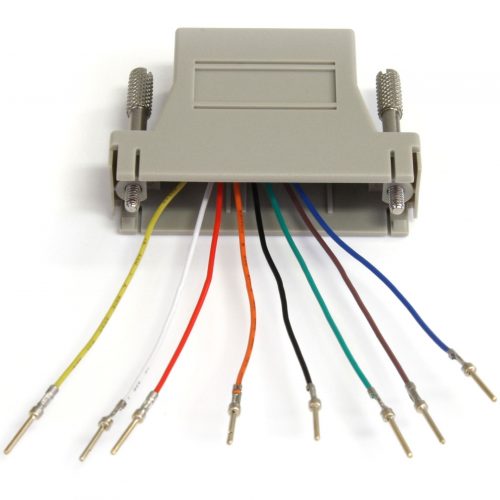 Startech .com DB25 to RJ45 Modular AdapterM/F1 x DB-25 Male1 x RJ-45 FemaleGray GC258MF