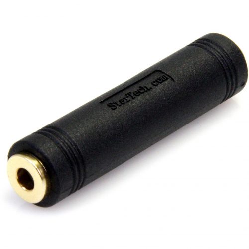 Startech .com 3.5 mm to 3.5 mm Audio CouplerFemale to FemalePVC GCAUD3535FF