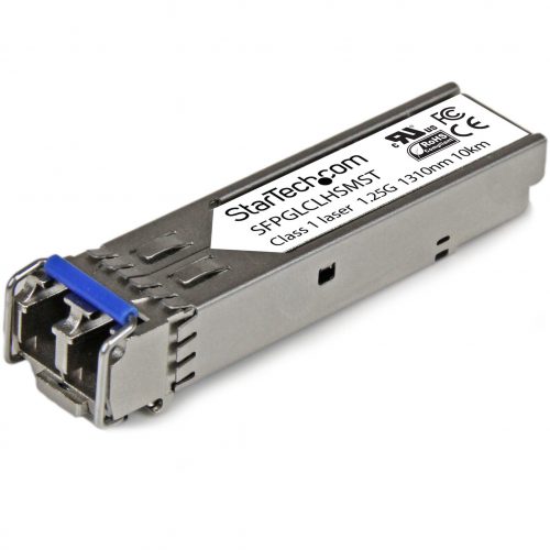 Startech .com Gigabit Fiber SFP Transceiver ModuleCisco GLC-LH-SM CompatibleSM/MM LC10km / 550m10 Pack1000Base-LX/LHMini-G… GLCLHSM10PST