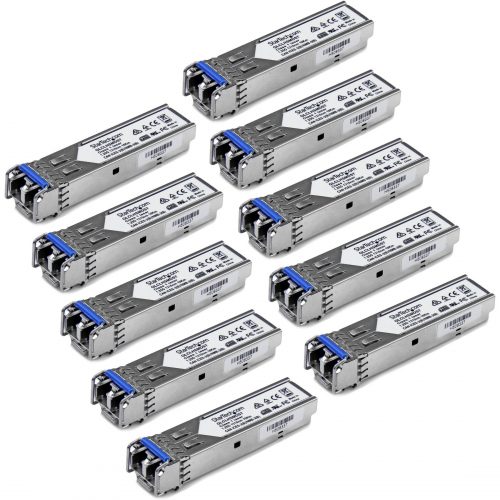 Startech .com Cisco GLC-LH-SMD Compatible SFP Module 10 Pack1000BASE-LX/LH 1GbE Gigabit Ethernet Single Mode Fiber SMF Optic Transceiver… GLCLHSMD10ST