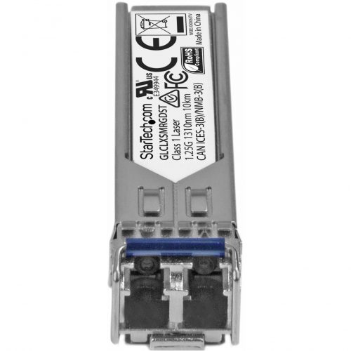 Startech .com Cisco GLC-LX-SM-RGD Compatible SFP Module1000BASE-LX1GE Gigabit Ethernet 1GbE Single Mode Fiber SMF Optic Transceiver -… GLCLXSMRGDST