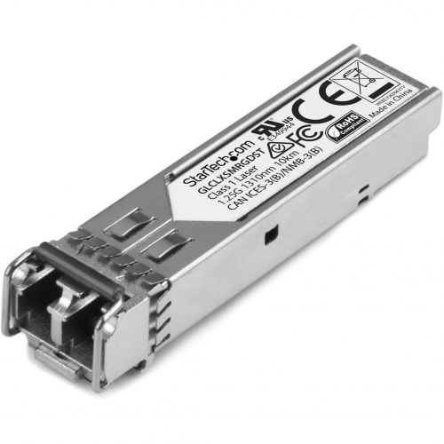 Startech .com Cisco GLC-LX-SM-RGD Compatible SFP Module1000BASE-LX1GE Gigabit Ethernet 1GbE Single Mode Fiber SMF Optic Transceiver -… GLCLXSMRGDST