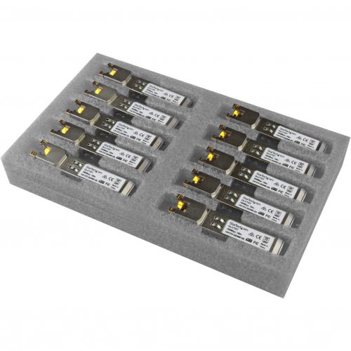 Startech .com Cisco GLC-T Compatible SFP Module 10 Pack1000BASE-T1GE Gigabit Ethernet SFP SFP to RJ45 Cat6/Cat5e Transceiver100mCi… GLCT10PKST