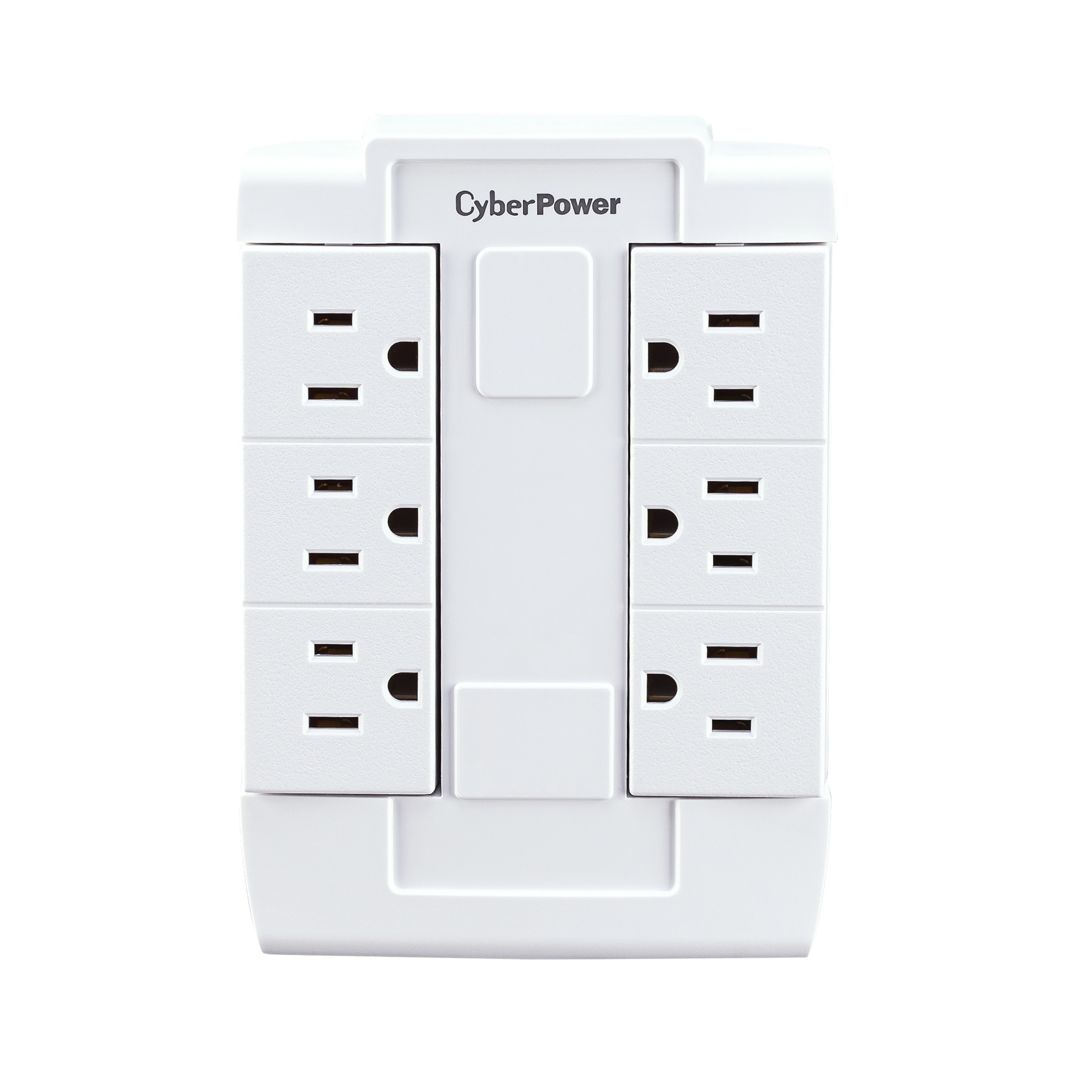 Cyber Power GT600P Wall Tap OutletNEMA 5-15R Outlet, NEMA 5-15P Plug Type, Wall Tap Plug Style, White GT600P