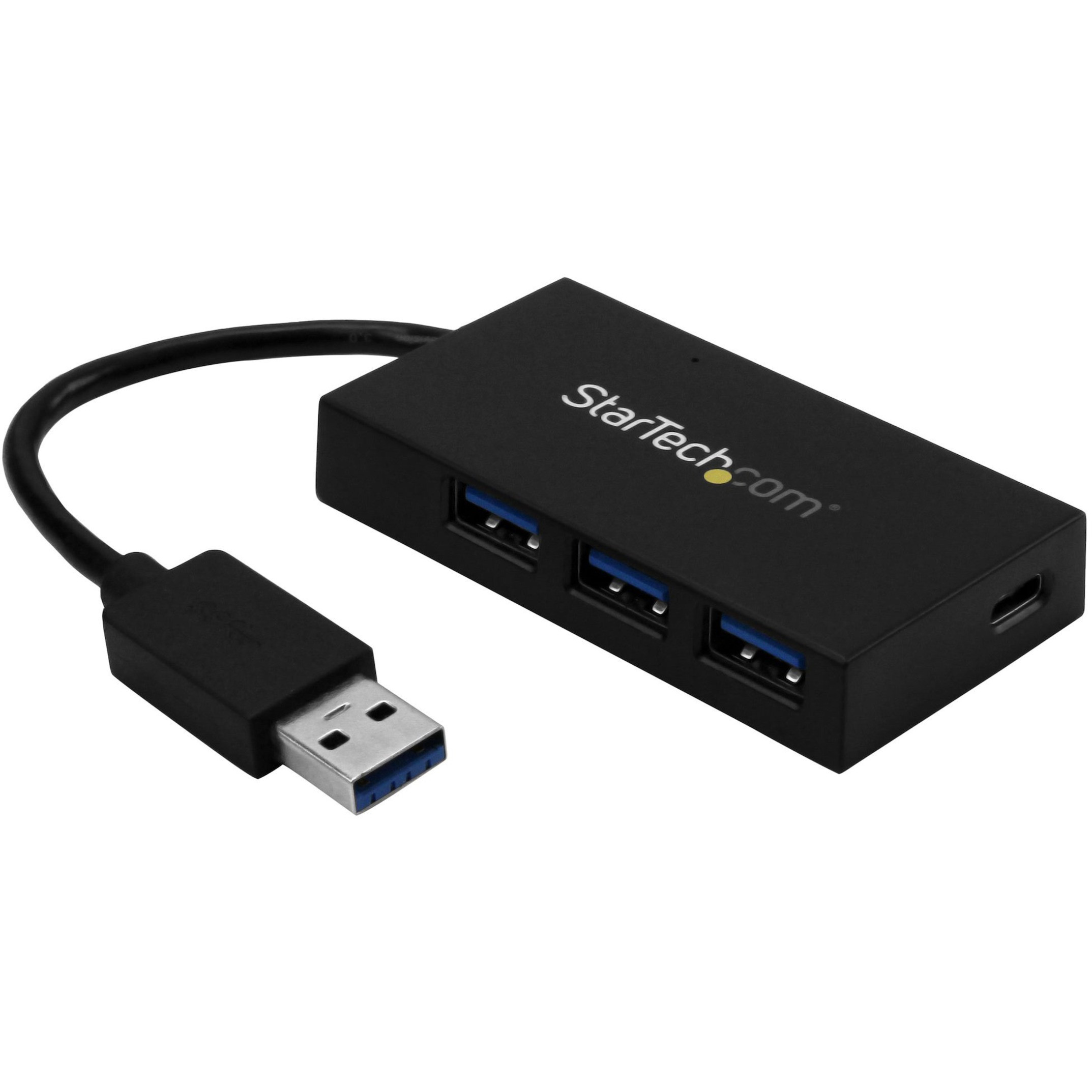 Startech .com 4 Port USB 3.0 HubUSB Type-A to 1x USB-C & 3x USB-A SuperSpeed 5GbpsUSB Bus PoweredPortable/Laptop USB 3.1 Gen 1 Hub -… HB30A3A1CFB