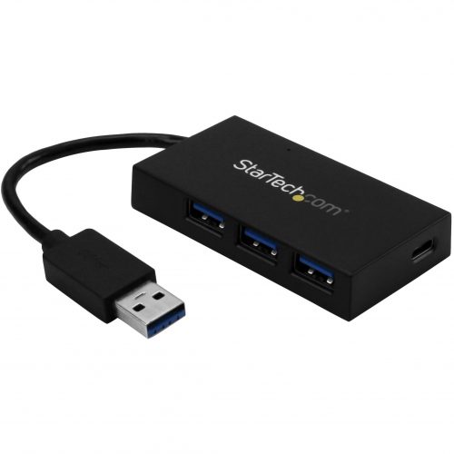 Startech .com 4 Port USB 3.0 HubUSB-A to USB-C & 3x USB-A SuperSpeed 5GbpsSelf or USB Bus PoweredUSB 3.1 Gen 1 BC 1.2 Charging Hub… HB30A3A1CSFS