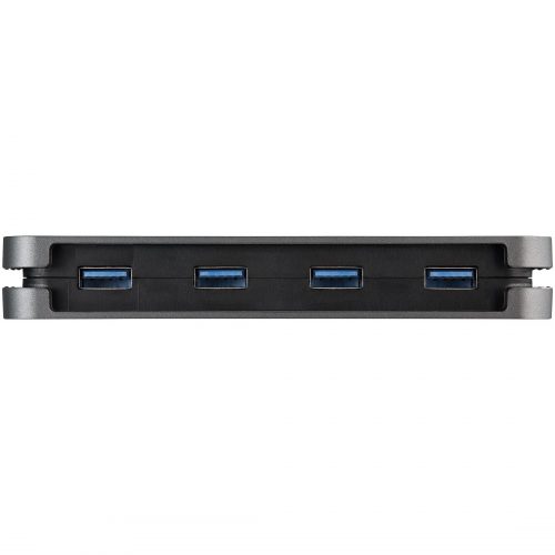 Startech .com 4 Port USB 3.0 Hub, 4x USB-A, 5Gbps Laptop/Desktop USB Type-A Hub, USB Bus Powered, 28cm Long Cable with Cable ManagementPorta… HB30AM4AB