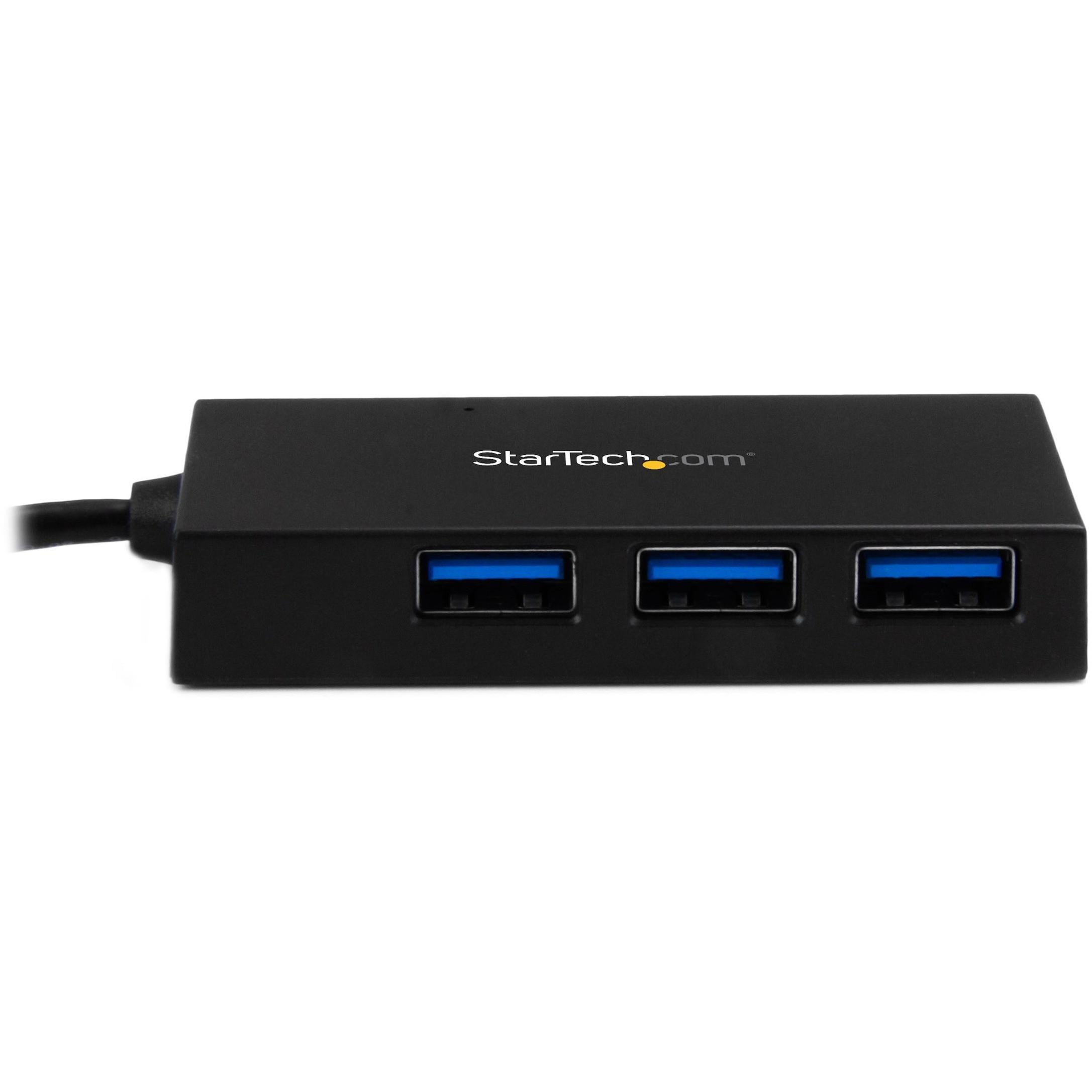 4-port StarTech.com 4-Port USB-C Hub - Portable USB-C to 4x USB-A Hub -  Bus-Powered USB 3.1 Gen 1 Type-C Hub - USB 3.