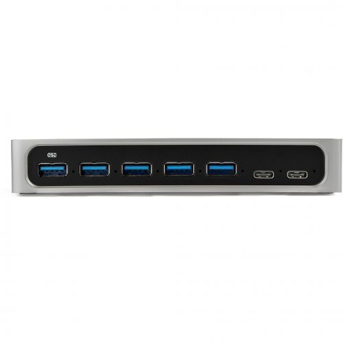 Startech .com 7 Port USB C Hub with Fast Charge5x USB-A & 2x USB-C (USB 3.0 SuperSpeed 5Gbps)USB 3.1 Gen 1 Adapter HubSelf Powered -… HB30C5A2CSC