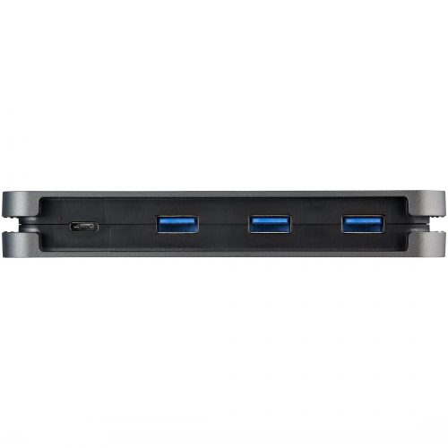 Startech .com 4 Port USB C Hub3x USB-A/1xUSB-C5Gbps USB 3.0 Type-C Hub (3.2 Gen 1)Bus Powered11.2″ Cable w/ Cable ManagementBu… HB30CM3A1CB