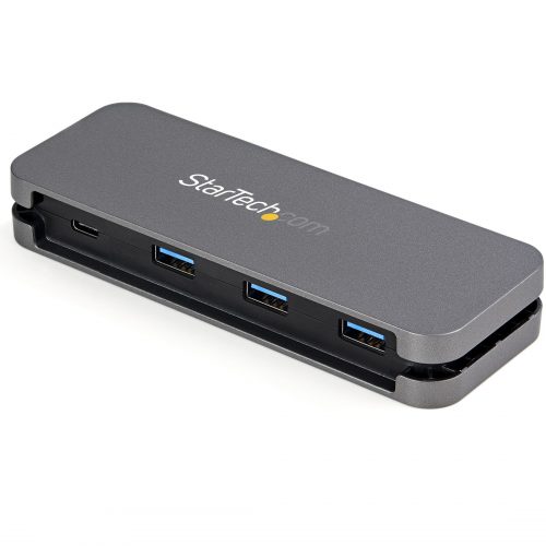 Startech .com 4 Port USB C Hub3x USB-A/1xUSB-C5Gbps USB 3.0 Type-C Hub (3.2 Gen 1)Bus Powered11.2″ Cable w/ Cable ManagementBu… HB30CM3A1CB