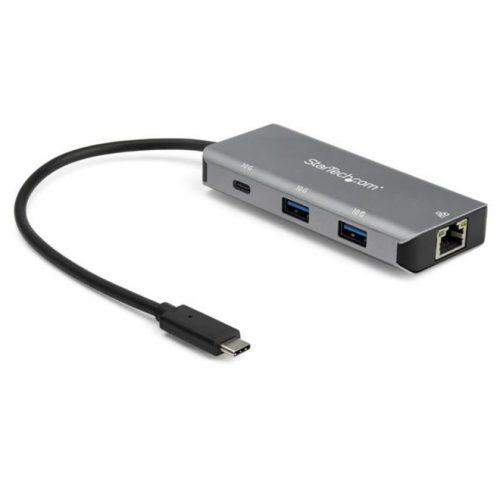 Startech .com 3 Port USB C Hub with Gigabit Ethernet2x USB-A/1x USB-CSuperSpeed 10Gbps USB 3.1/3.2 Gen 2 Type C HubUSB Bus Powered -… HB31C2A1CGB