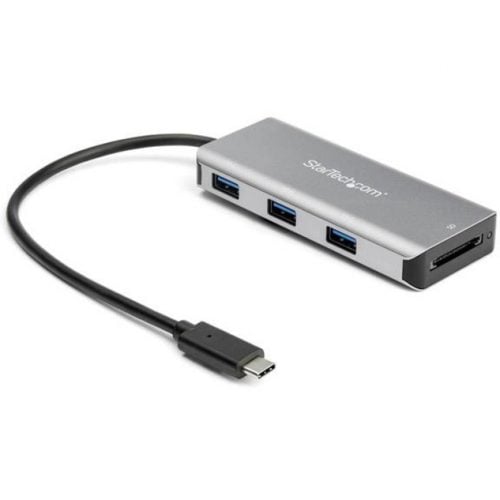 Startech .com 3 Port USB C Hub with SD Card Reader3x USB-A & SD SlotUSB 3.1/3.2 Gen 2 10Gbps Type C Laptop Adapter HubBus Powered -… HB31C3ASDMB