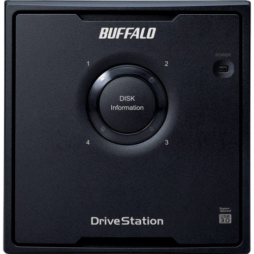 Buffalo Technology DriveStation Quad USB 3.0 4-Drive 16 TB Desktop DAS (HD-QH16TU3R5)USB 3.0SATARAID JBOD/0/1/5/104 x 4 TB Drives Installe… HD-QH16TU3R5