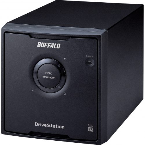 Buffalo Technology DriveStation Quad USB 3.0 4-Drive 8 TB Desktop DAS (HD-QH8TU3R5)USB 3.0SATARAID JBOD/0/1/5/104 x 2 TB Drives Installed -… HD-QH8TU3R5