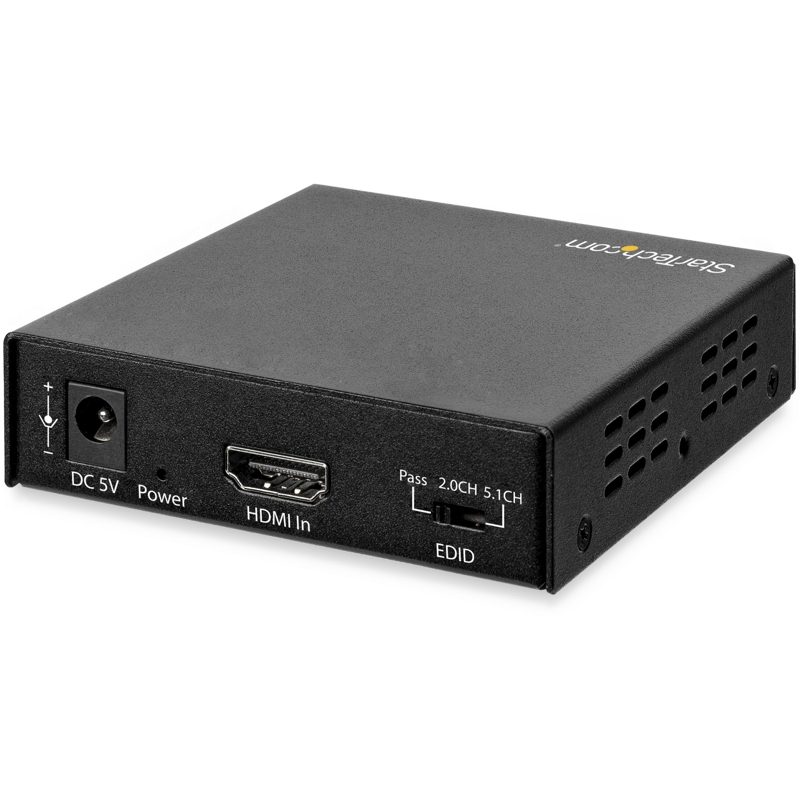Startech .com 4K HDMI Audio Extractor with 40K 60Hz SupportHDMI Audio De-embedderHDRToslink Optical AudioDual RCA AudioHDMI Audio -… HD202A