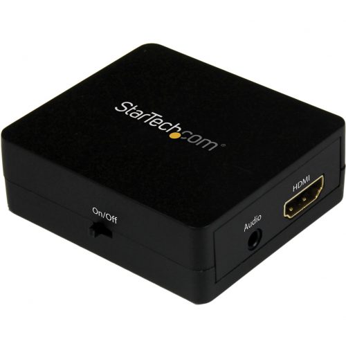 Startech .com HDMI Audio ExtractorHDMI to 3.5mm Audio Converter2.1 Stereo Audio1080pExtract and convert the audio from your HDMI signal… HD2A