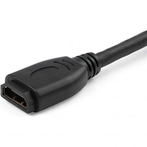 Startech .com 6″/15cm HDMI Port Saver Cable, 4K 60Hz High Speed HDMI 2.0 Extension Cable with Ethernet, HDMI Male to Female Extension Cord6i… HD2MF6INL