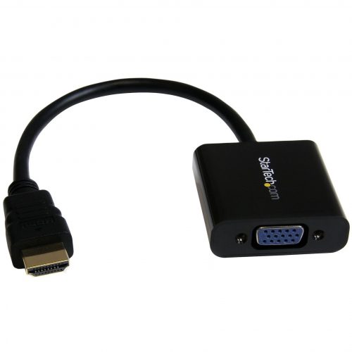 Startech .com HDMI to VGA Adapter1080p1920 x 1080BlackHDMI ConverterVGA to HDMI Monitor AdapterConnect an HDMI equipped Laptop… HD2VGAE2