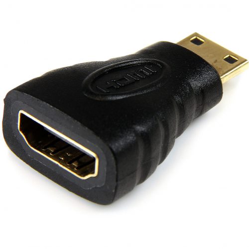 Startech .com Mini HDMI to HDMI Adapter, 4K High Speed HDMI Adapter, 4K 30Hz Ultra HD High Speed HDMI Adapter, UHD Mini HDMI Adapter 4KMini HDM… HDACFM