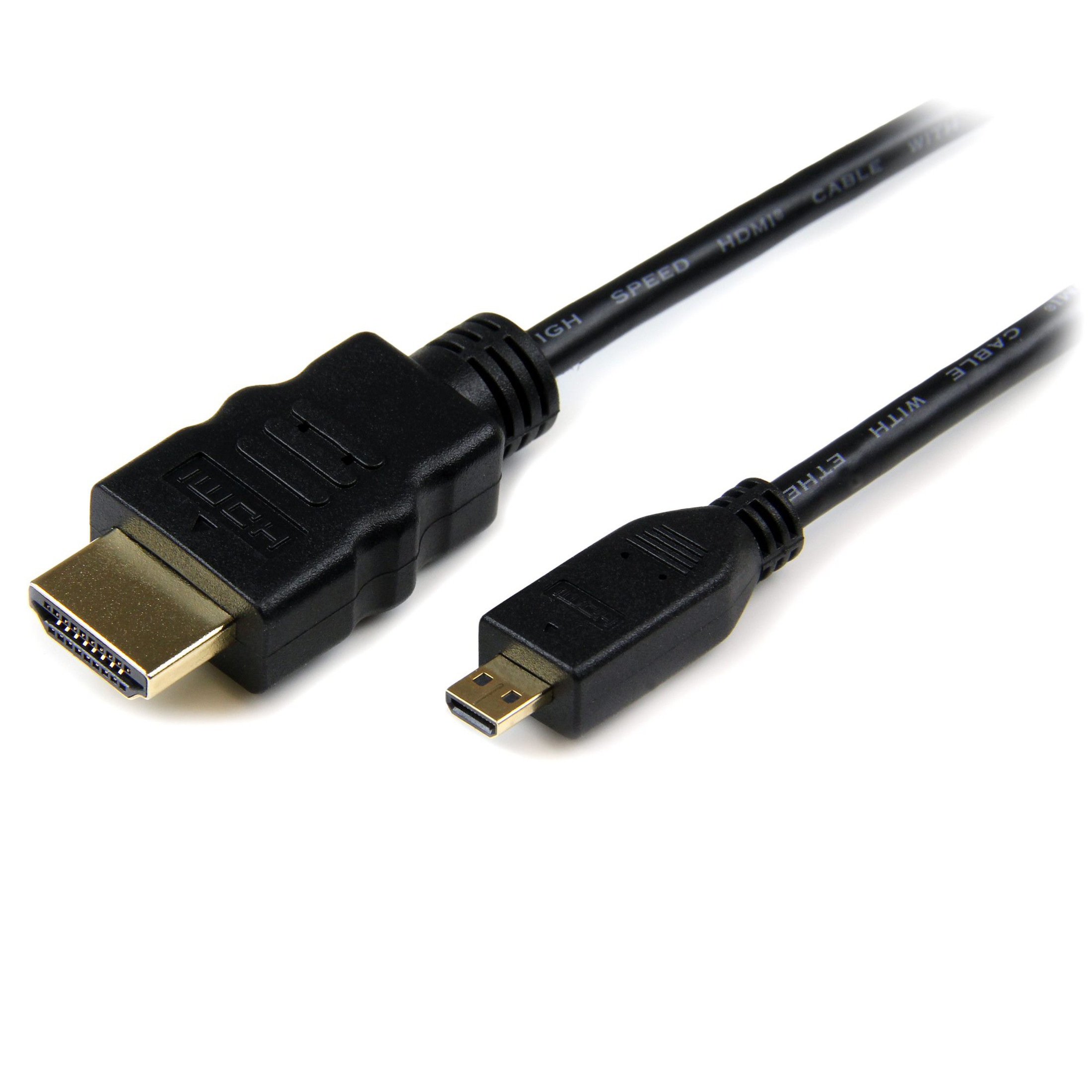 Startech .com 3m Micro HDMI to HDMI Cable with Ethernet, 4K High Speed Type-D Device to HDMI Monitor Adapter/Converter Cord3m High... HDADMM3M - Corporate Armor
