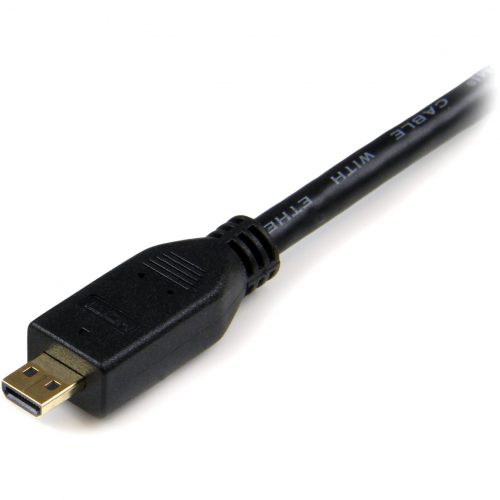 Startech .com 3m Micro HDMI to HDMI Cable with Ethernet, 4K High Speed Micro HDMI Type-D Device to HDMI Monitor Adapter/Converter Cord3m High… HDADMM3M