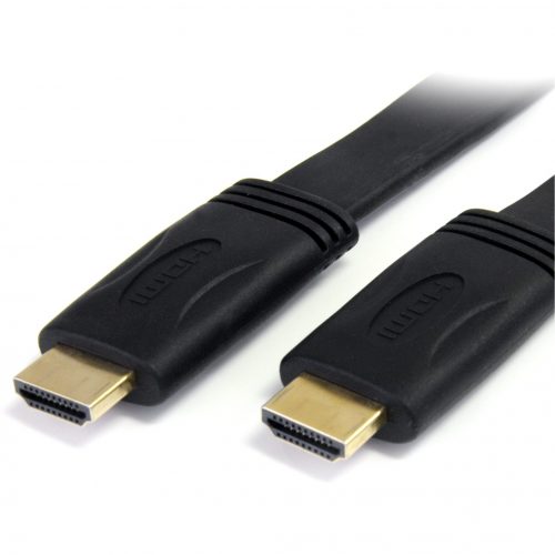Startech .com 25 ft Flat High Speed HDMI Cable with EthernetUltra HD 4k x 2k HDMI CableHDMI to HDMI M/MCreate Ultra HD connections be… HDMIMM25FL