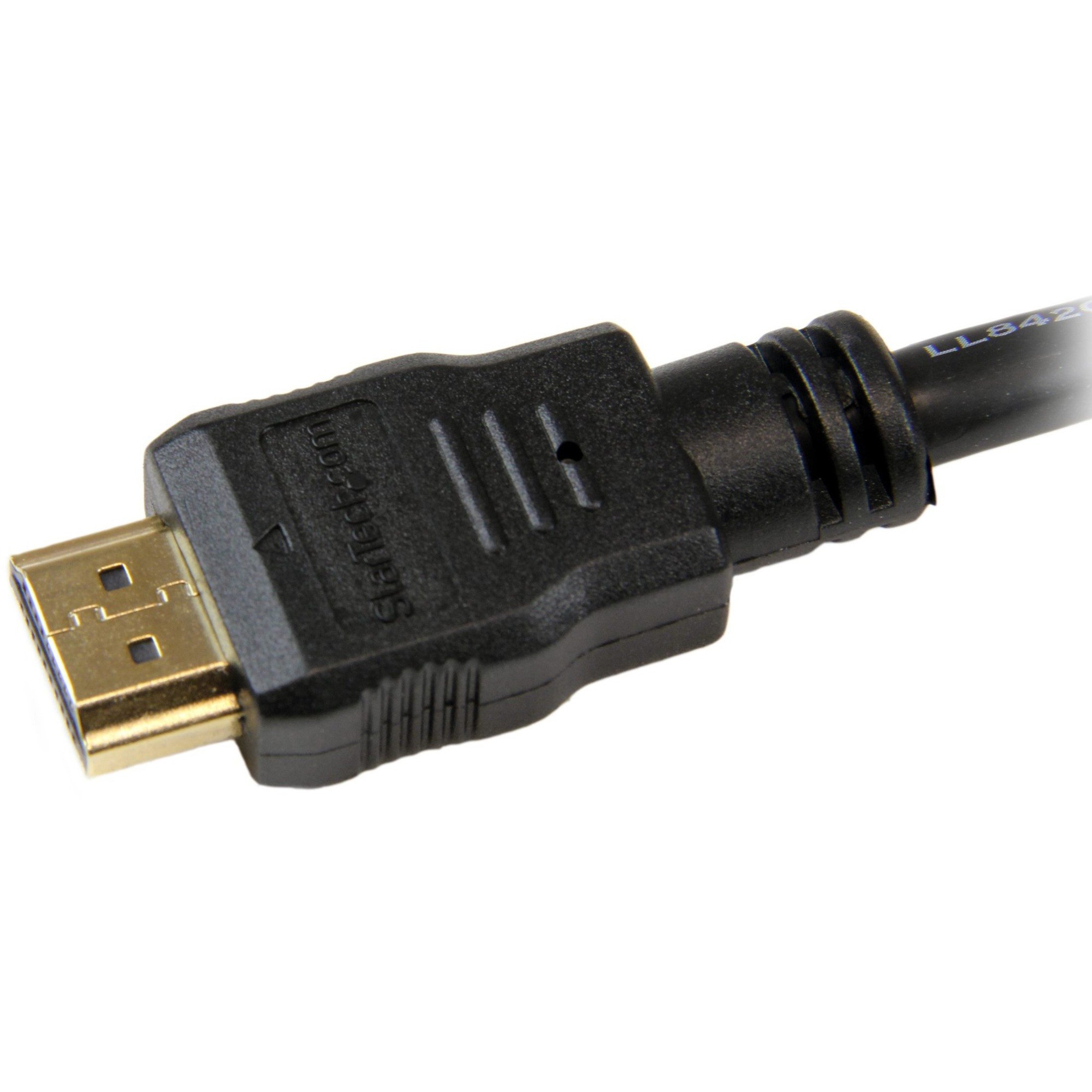 krak håndjern nøgen Startech .com 10ft/3m HDMI Cable, 4K High Speed HDMI Cable with Ethernet,  Ultra HD 4K 30Hz Video, HDMI 1.4 Cable, HDMI Monitor Cord, Black10ft...  HDMM10 - Corporate Armor