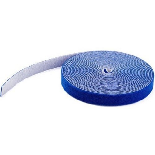 Startech .com 100ft. Hook and Loop RollBlueCable Management (HKLP100BL)100ft Bulk Roll of Blue Hook and Loop Tape 3/4in (19 mm) wide -… HKLP100BL