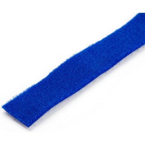 Startech .com 100ft. Hook and Loop RollBlueCable Management (HKLP100BL)100ft Bulk Roll of Blue Hook and Loop Tape 3/4in (19 mm) wide -… HKLP100BL